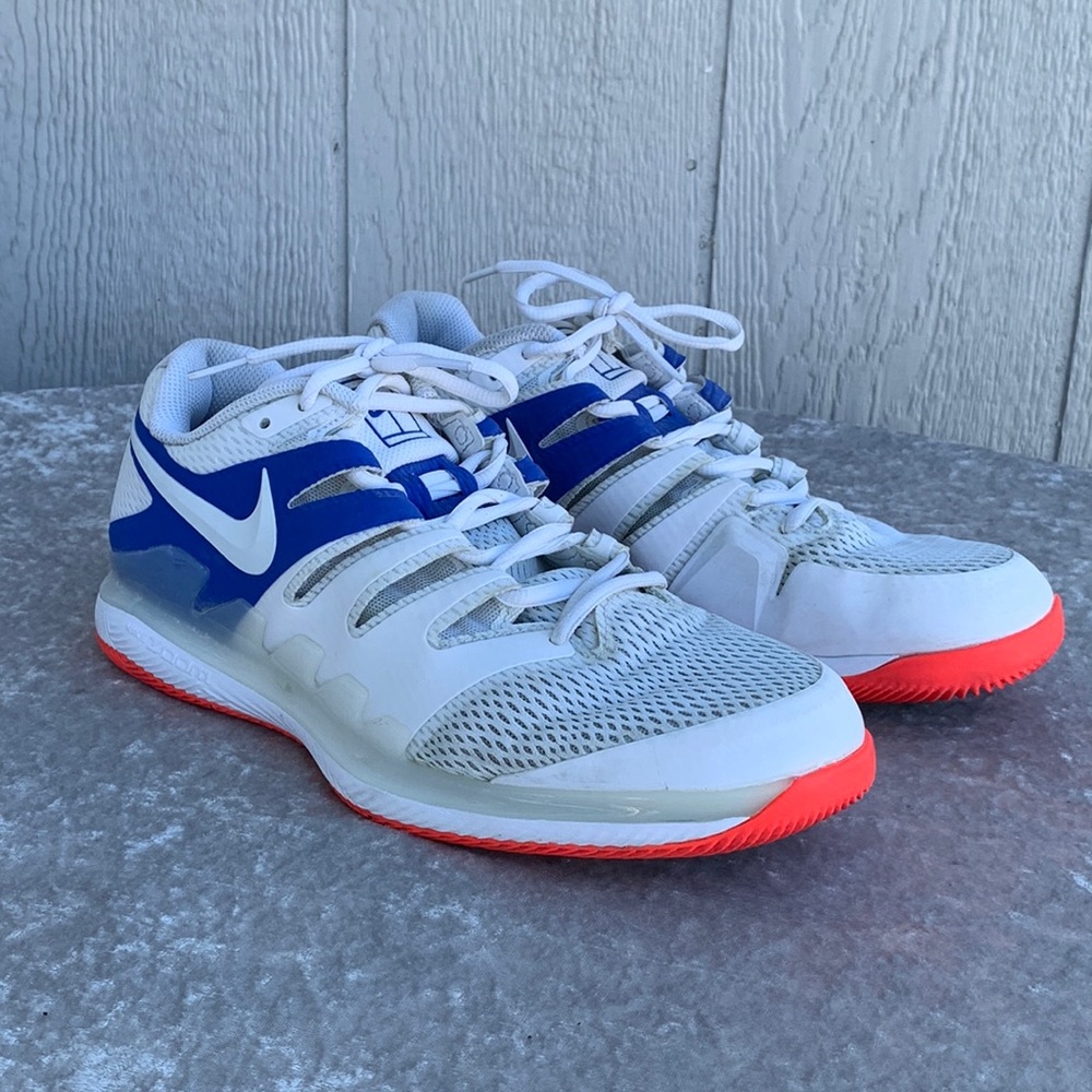 Men’s Nike zoom 2019 athletic  white blue orange shoes 10.6
